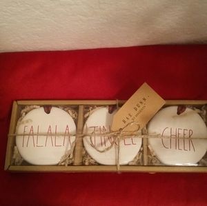 Rae Dunn Christmas Ornaments Set